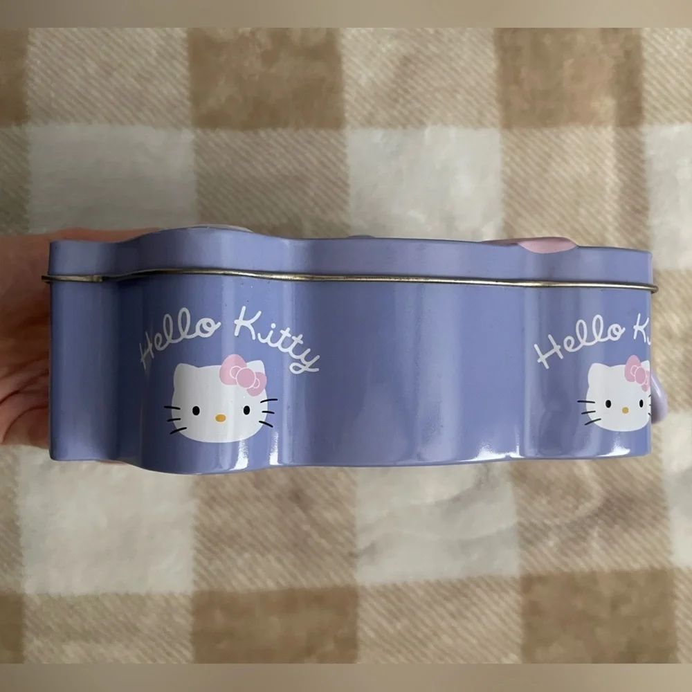 Vintage Hello Kitty Pink and Purple Lunch Box Case Y2K 2003